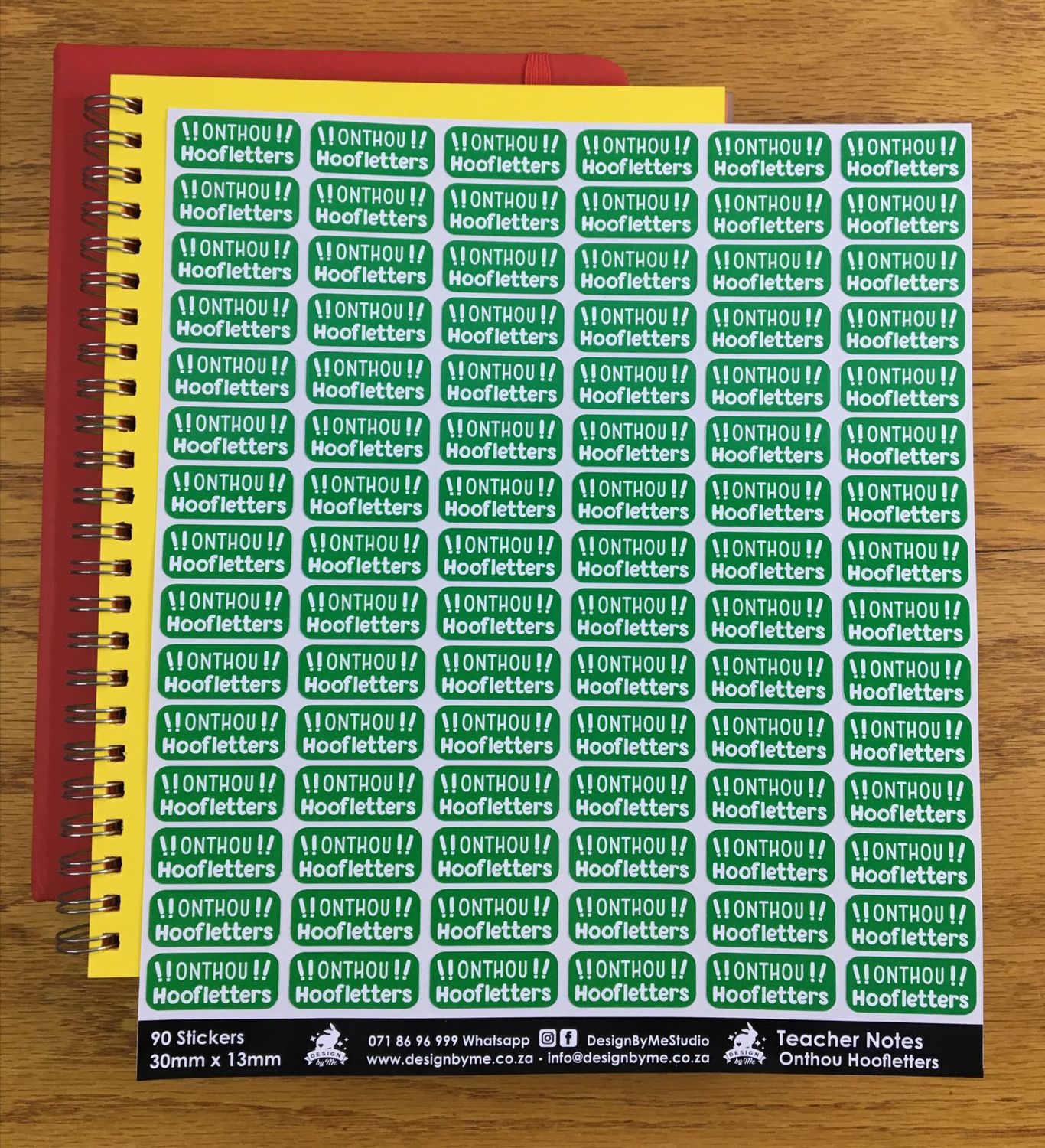 Teacher Notes: Onthou Hoofletters