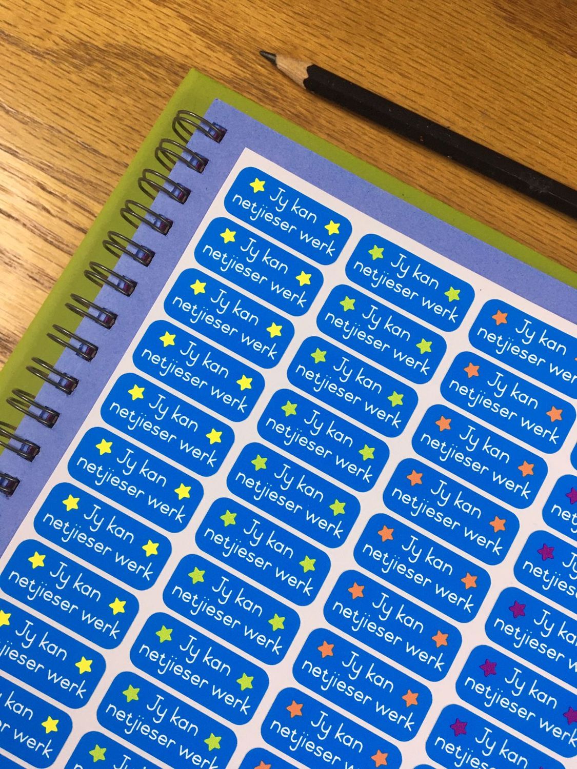 Teacher Notes: Jy kan netjieser werk.