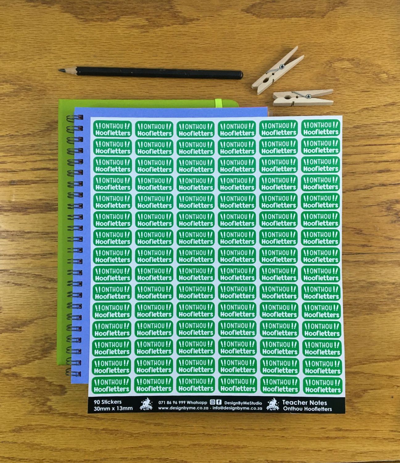 Teacher Notes: Onthou Hoofletters