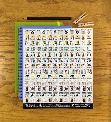 Harry Potter Magic Theme 1 Reward Stickers - English