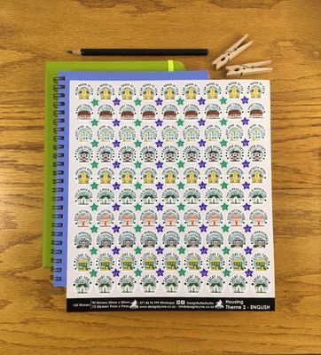 Housing Theme 2 Reward Stickers - English Housing Theme 2 Reward Stickers - English