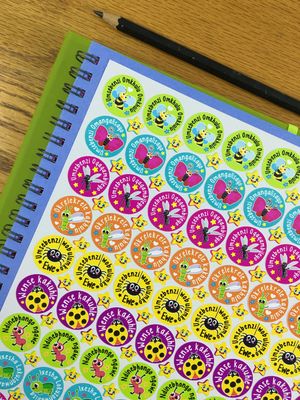 Bugs and Insects Theme 1 Reward Stickers - Xhosa