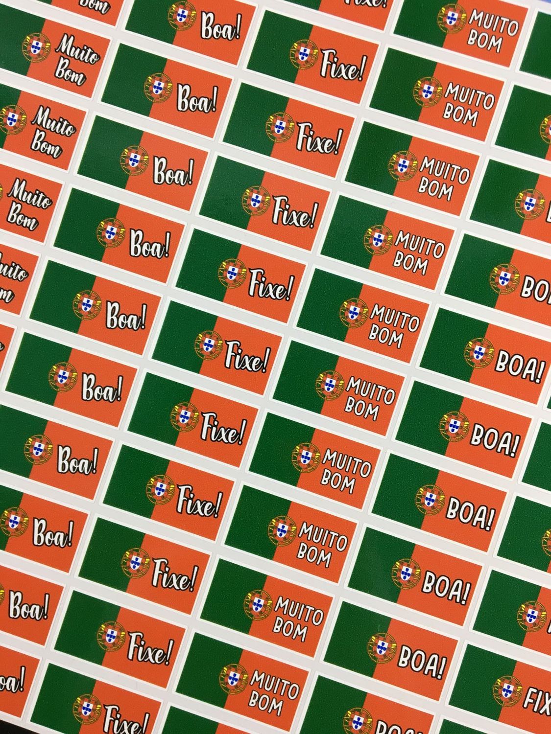 Portuguese Flag Theme 2 - Portuguese Stickers