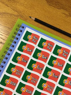 Portuguese Reward Stickers