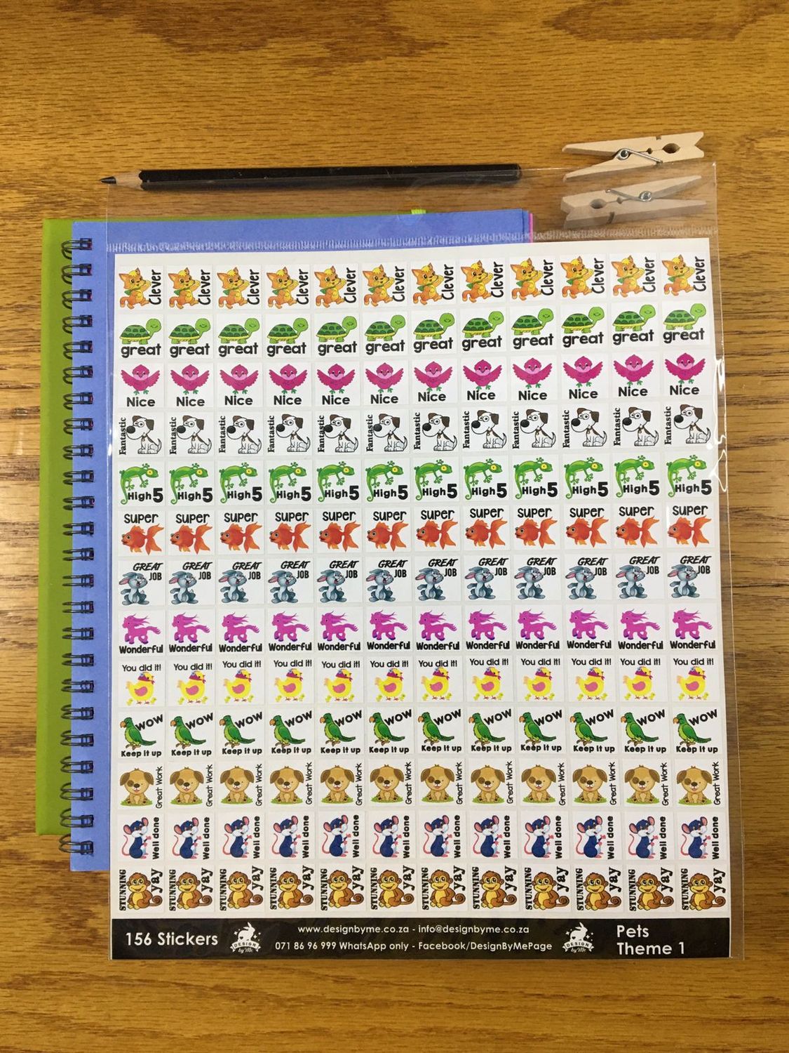 Sample Sale 112 - English Reward Stickers