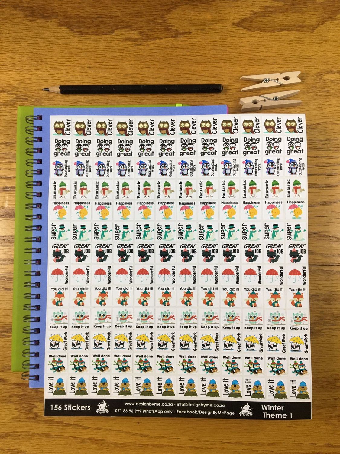 Sample Sale 114 - English Reward Stickers