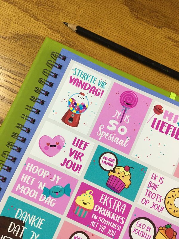 Afrikaans Lunchbox Stickers