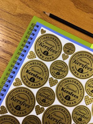 Christmas Theme 16 - Gift Stickers - Afrikaans Christmas Theme 16 - Gift Stickers - Afrikaans