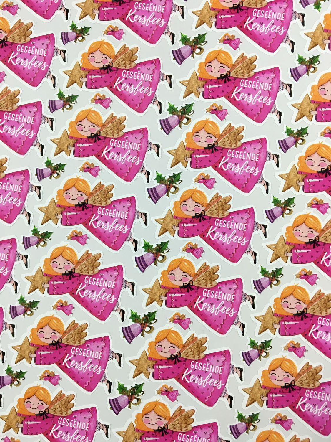 Christmas Theme 18 - Gift Stickers - Afrikaans