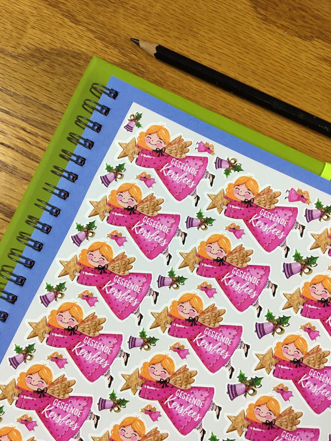 Christmas Theme 18 - Gift Stickers - Afrikaans