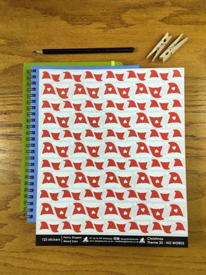 Christmas Theme 20 - Stickers - NO WORDS Christmas Theme 20 - Stickers - NO WORDS