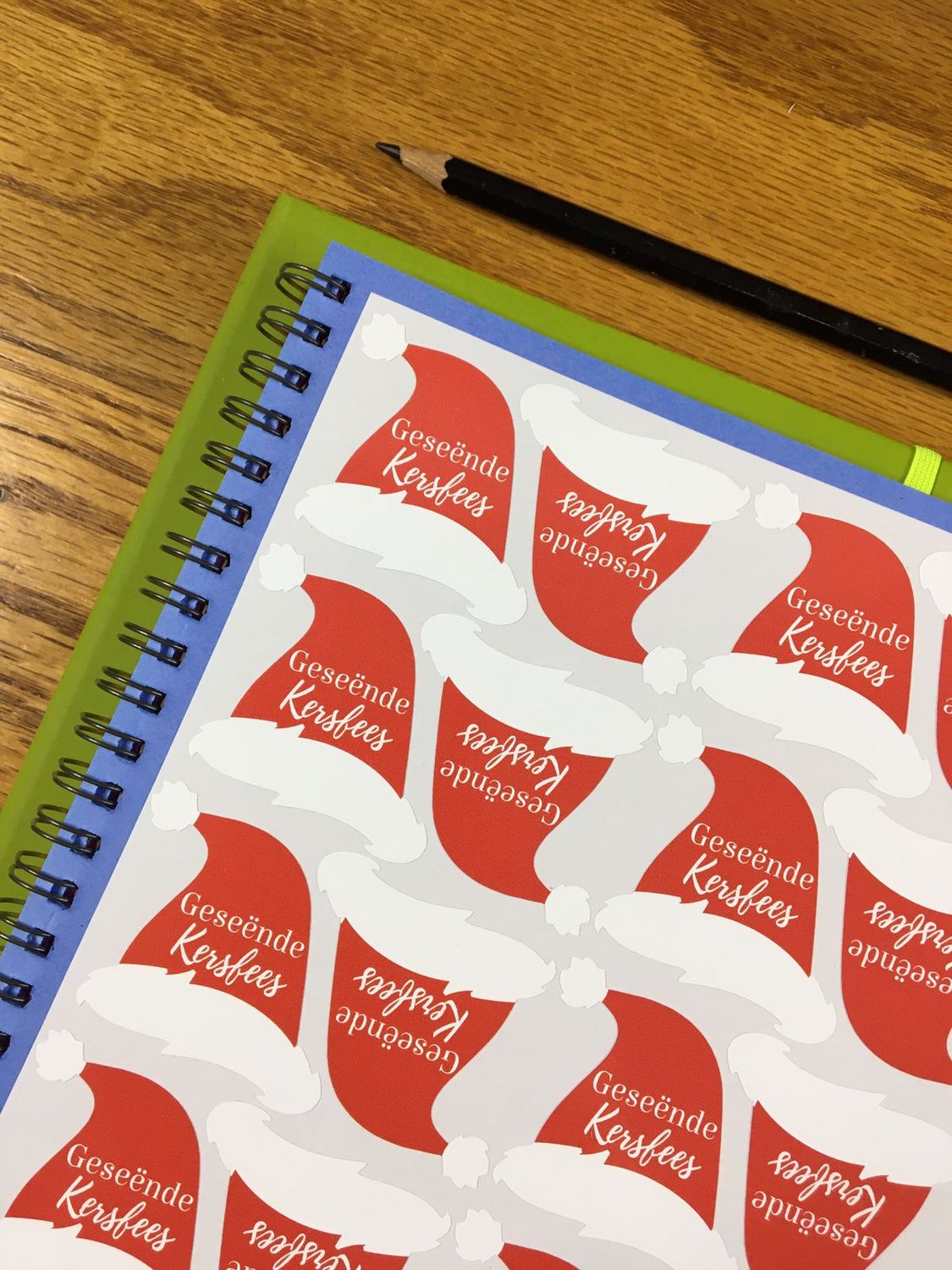 Christmas Theme 23 - Stickers - Afrikaans