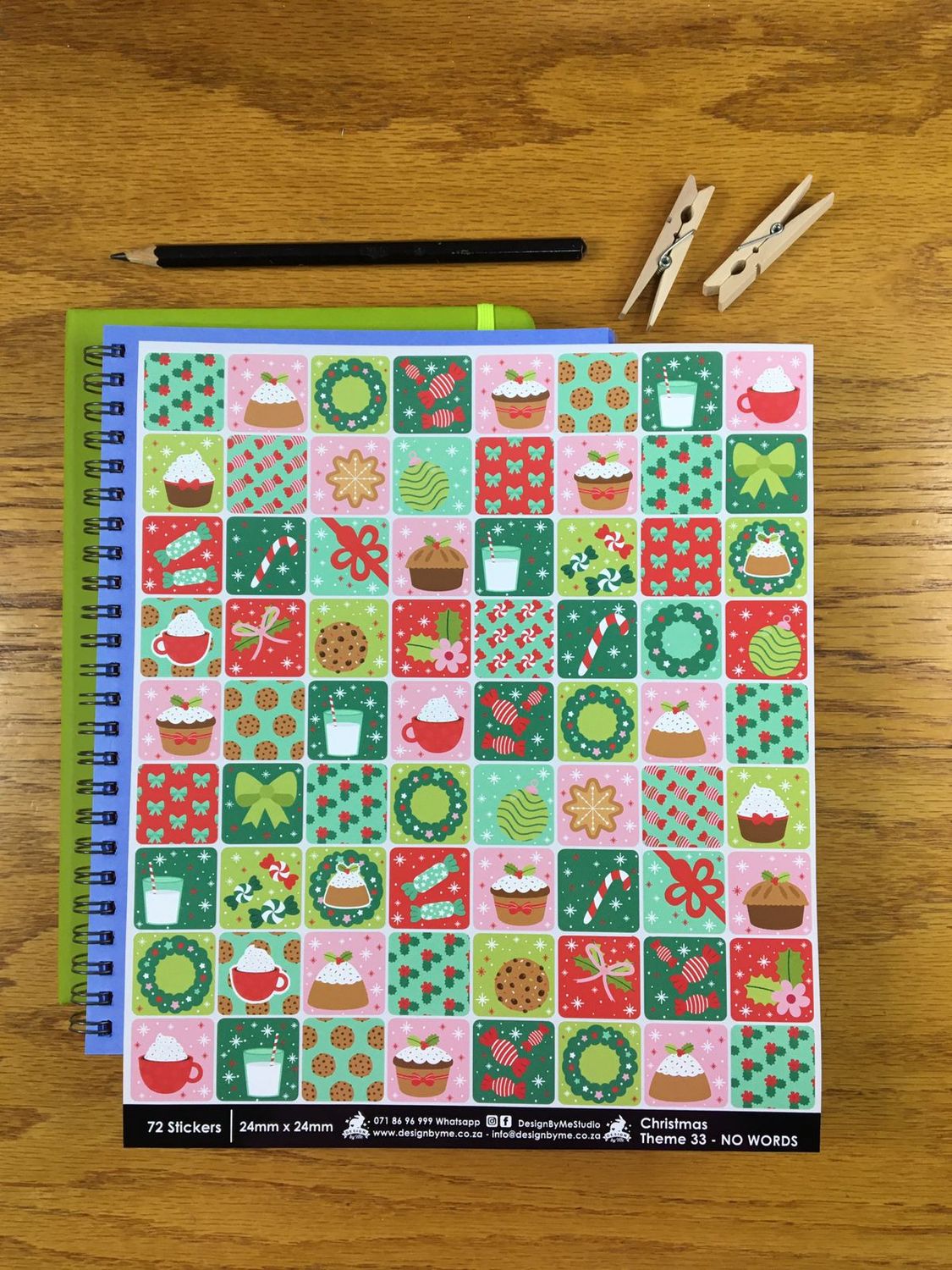 Christmas Stickers Theme 33 - NO WORDS