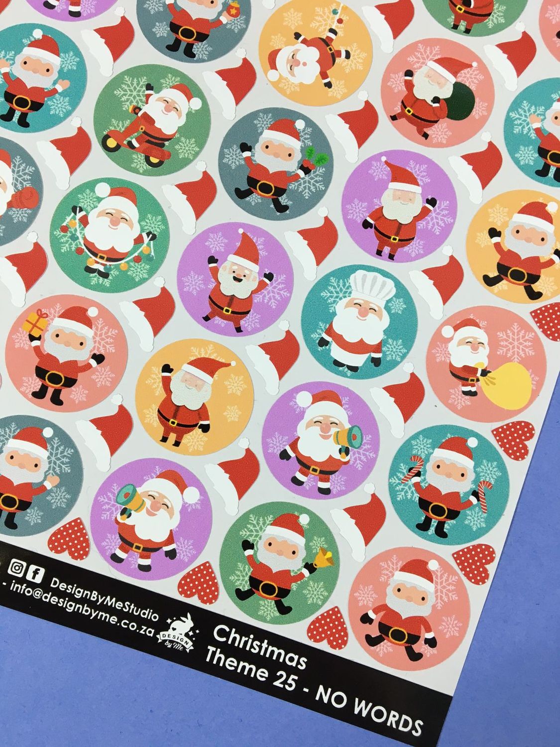 Christmas Theme 25 - Stickers - NO WORDS