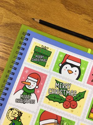 Christmas Theme 30 - Gift Stickers - English