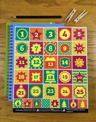 Advent Calendar Stickers - Theme 4 - No Words