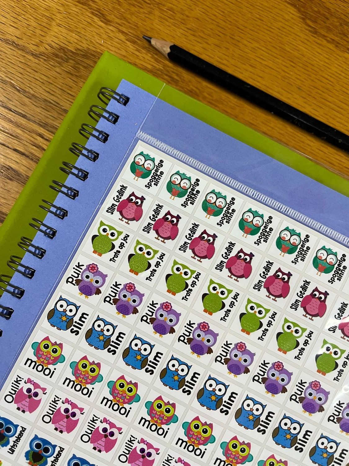 Sample Sale 127 - Owl theme - Afrikaans