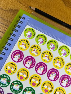 Sample Sale 139 - Unicorns theme - Afrikaans Sample Sale 139 - Unicorns theme - Afrikaans