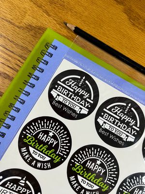 Sample Sale 166 - Happy Birthday Theme - English