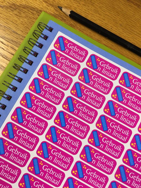 Teacher Note Stickers in Afrikaans