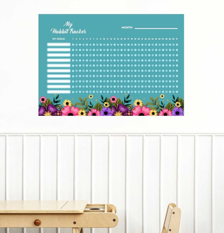 English Reward Charts, Habit Trackers &amp; Chore Charts