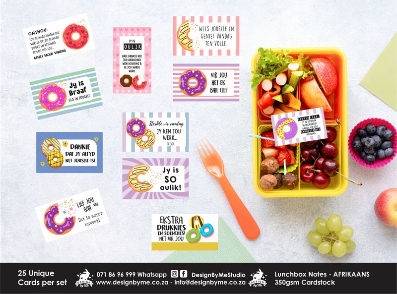 Afrikaans Lunchbox Note Cards