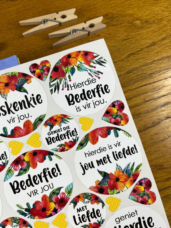 Afrikaans Gift Stickers