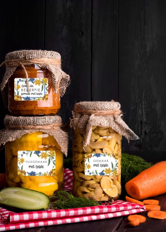 custom made food label stickers