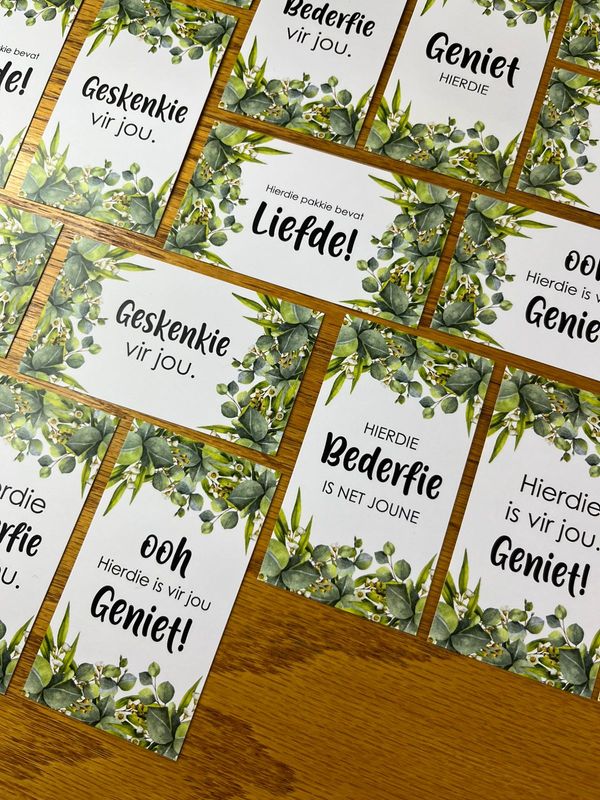 Gift Tags | Gift Note Cards