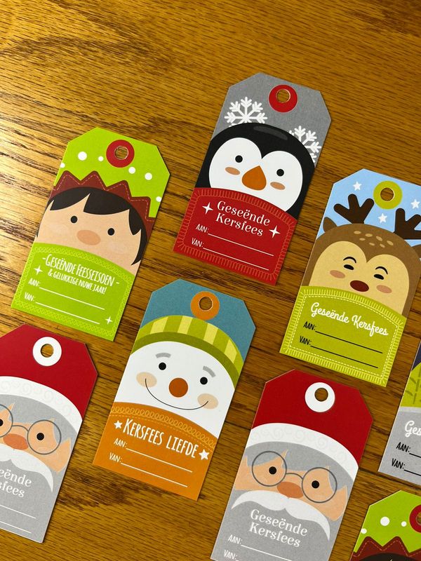 Christmas Gift Tags | Christmas Gift Note Cards