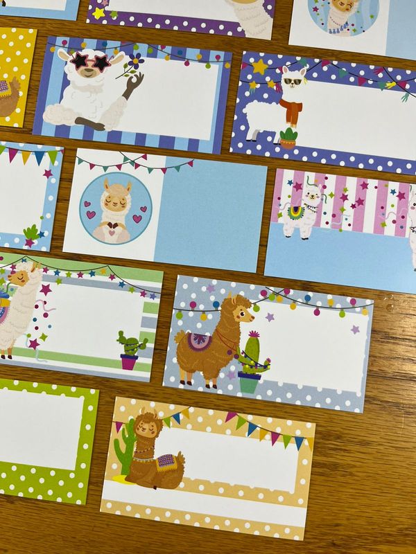 Gift Tags with no Words | Gift Note Cards with No Words