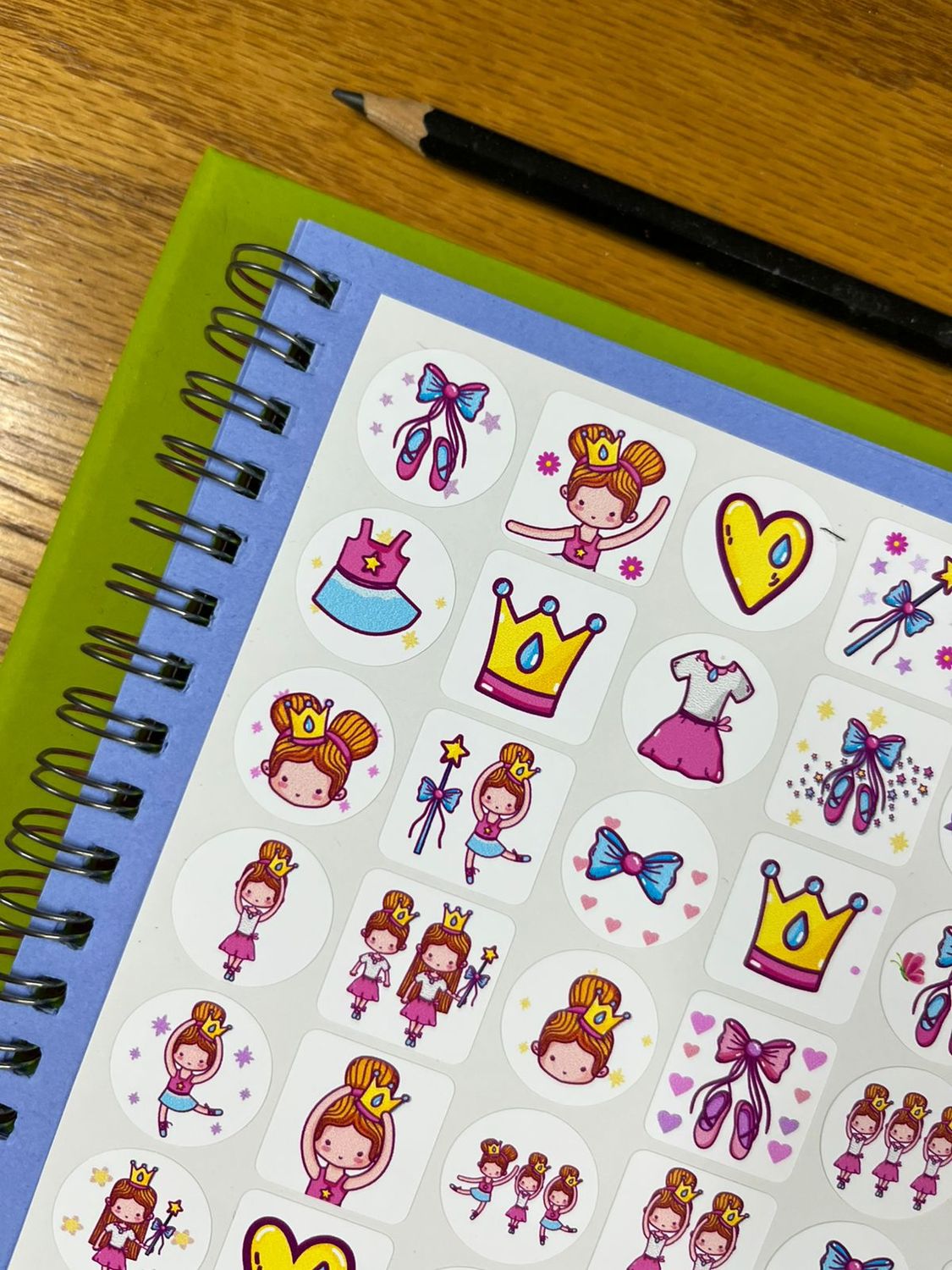 Ballerina Theme 3 - NO WORDS Stickers