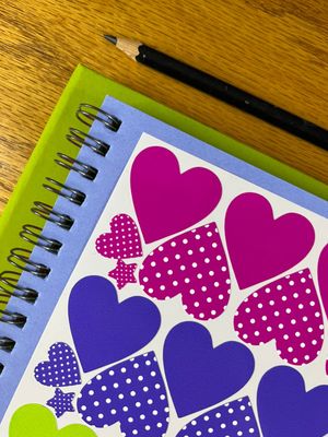 Heart Theme 14 - NO WORDS - Fancy Shaped Stickers Heart Theme 14 - NO WORDS - Fancy Shaped Stickers