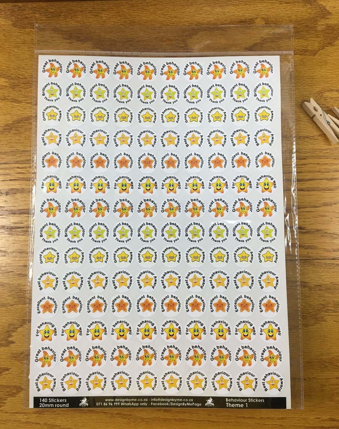 Stars Good behaviour Sample Sale 118 - English