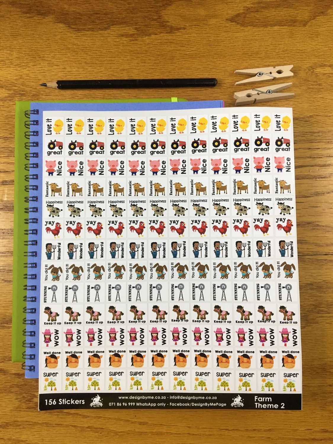 Farm Theme Sample Sale 94 - English