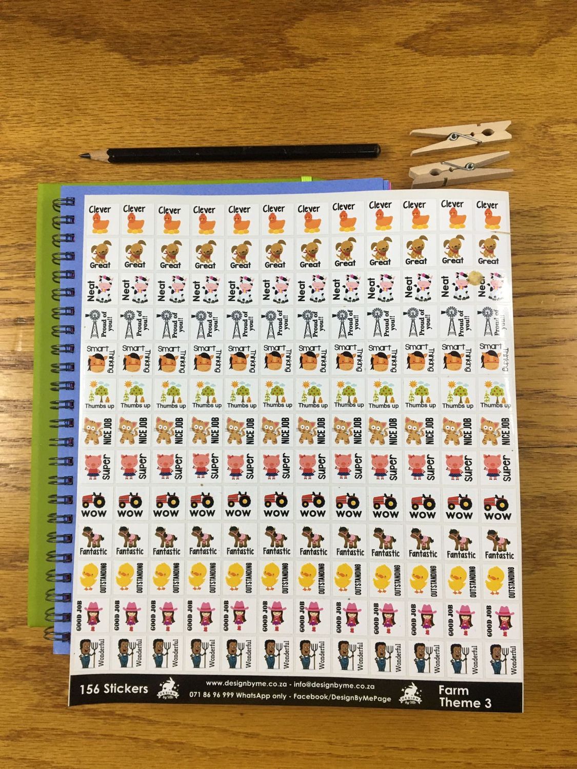 Farm Theme Sample Sale 95 - English