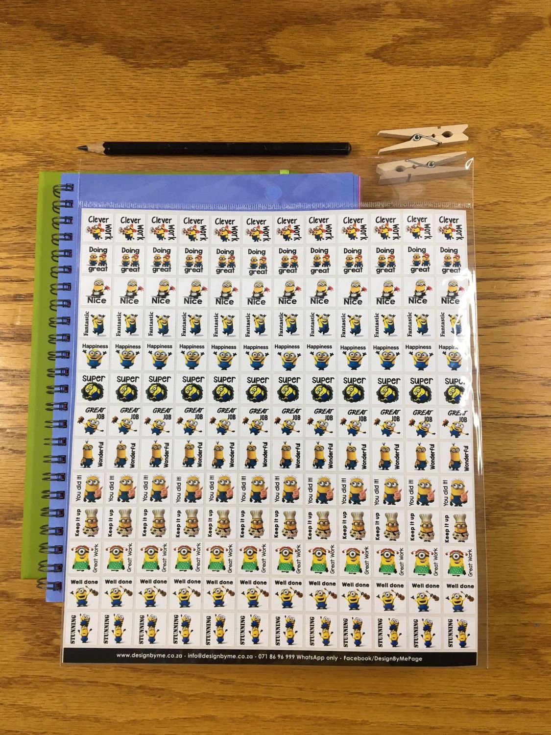 Minions Sample Sale 98 - English Reward Stickers