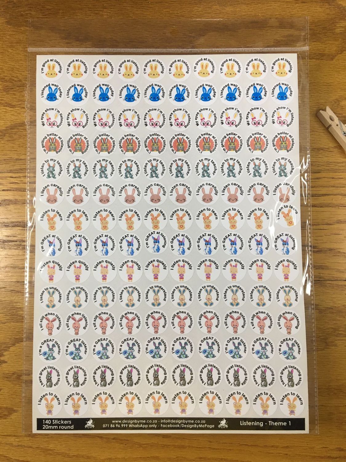 Bunnies Theme Listening Sample Sale 119 - English