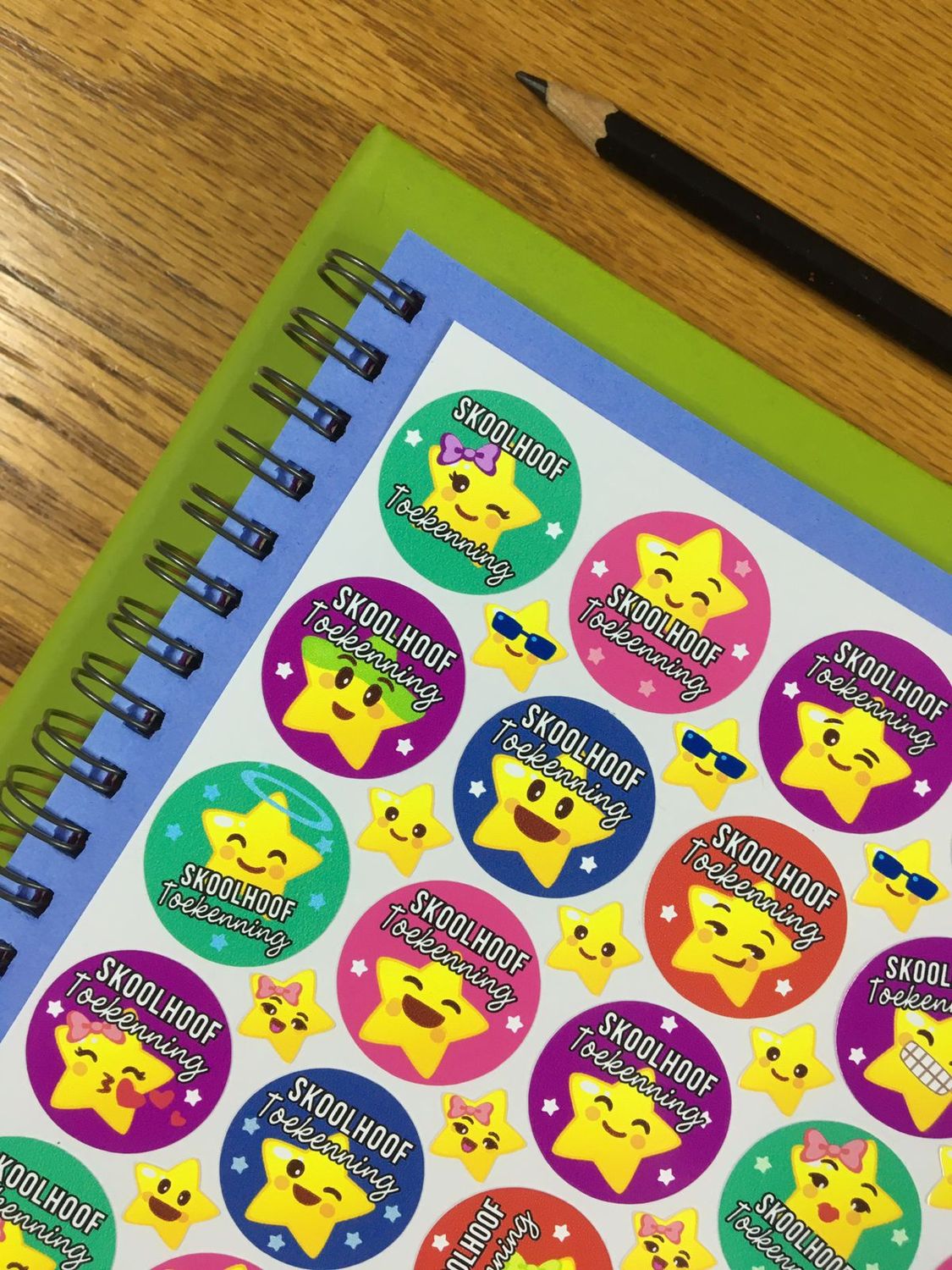 Principal Headmaster Theme 14 Afrikaans Stickers vir Prinsipaal Skoolhoof