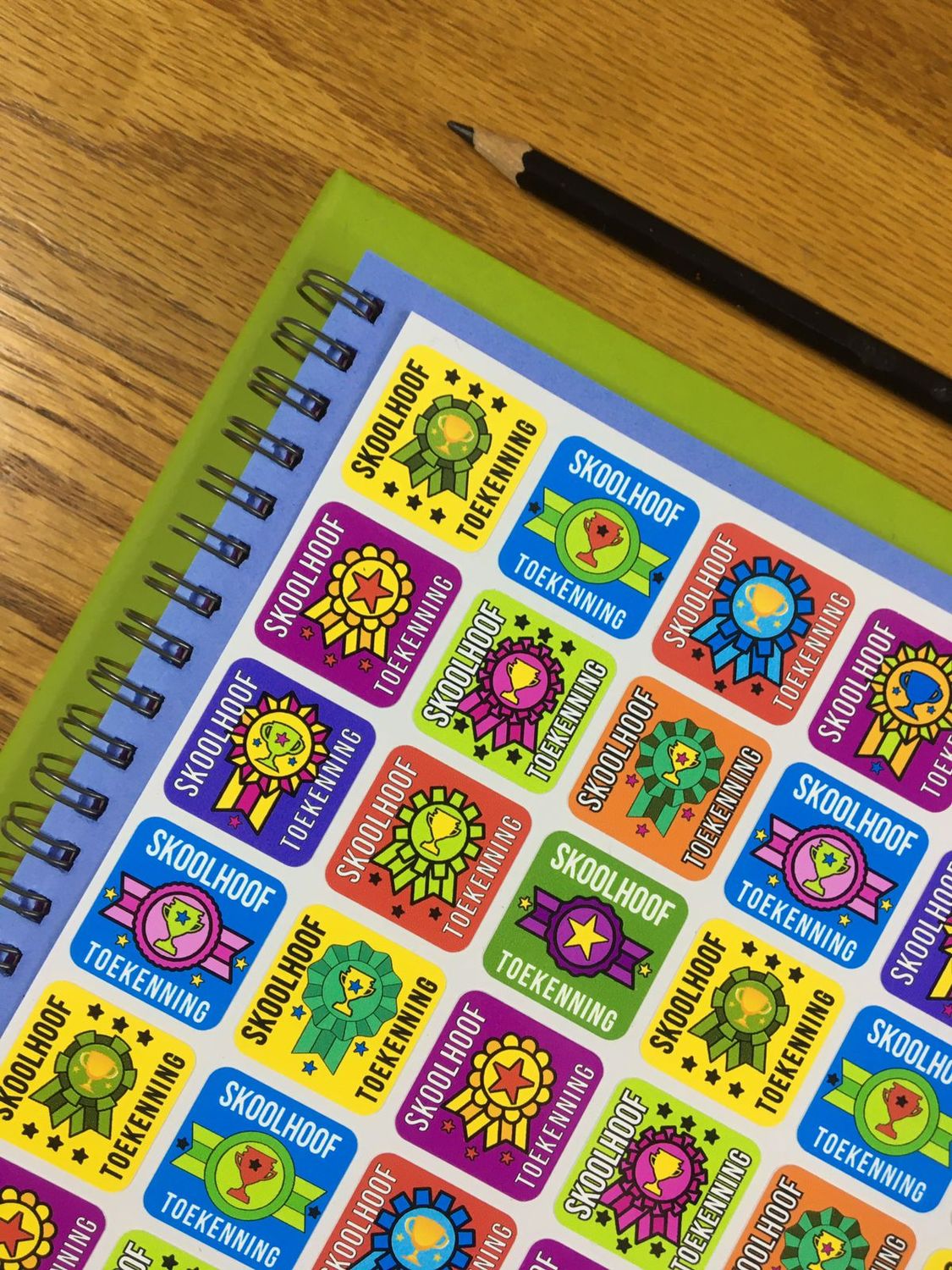 Principal Headmaster Theme 10  Afrikaans Stickers vir Prinsipaal Skoolhoof