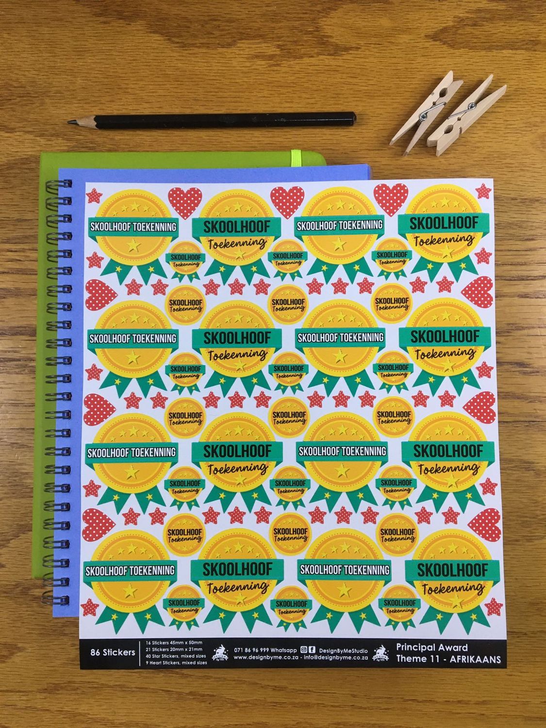 Principal Headmaster Theme 11   Afrikaans Stickers vir Prinsipaal Skoolhoof