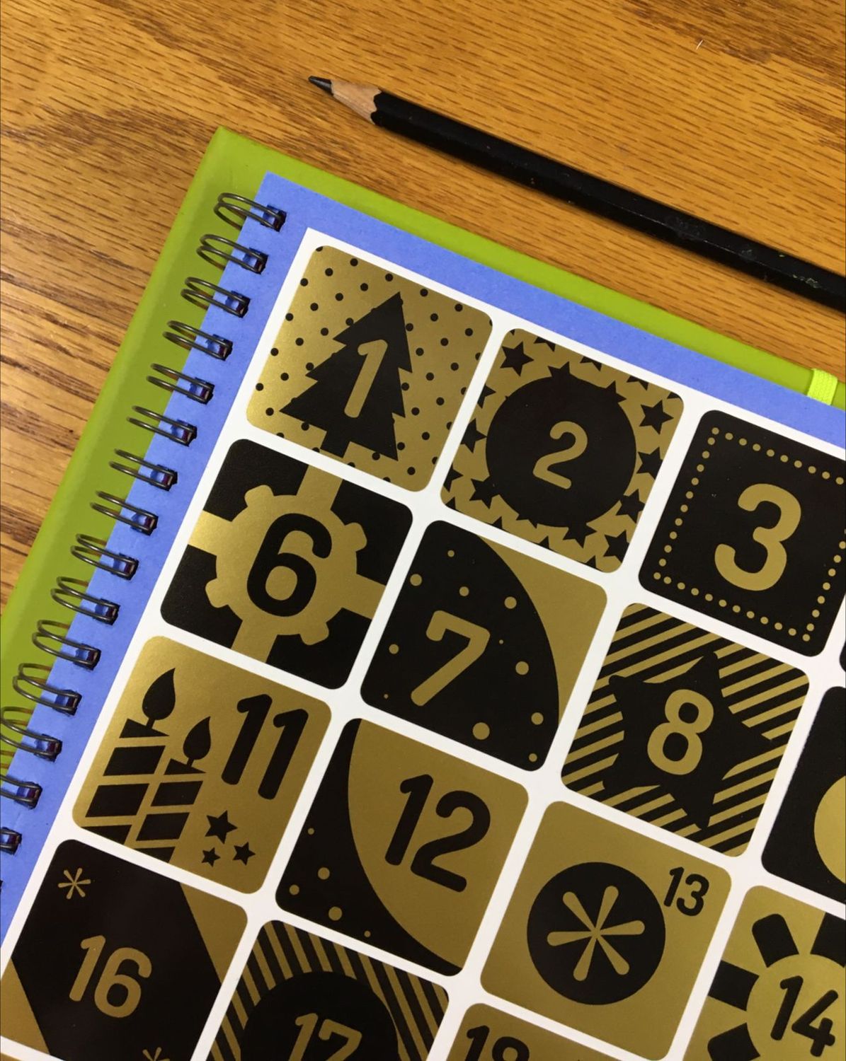 Advent Calendar Stickers - Theme 5 - No Words