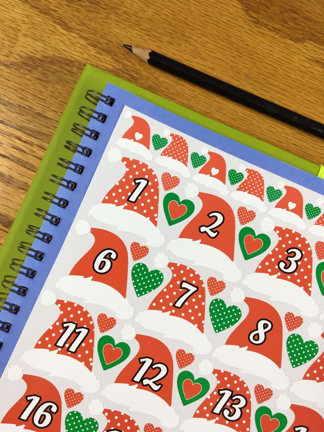 Advent Calendar Stickers - Theme 9 - No Words