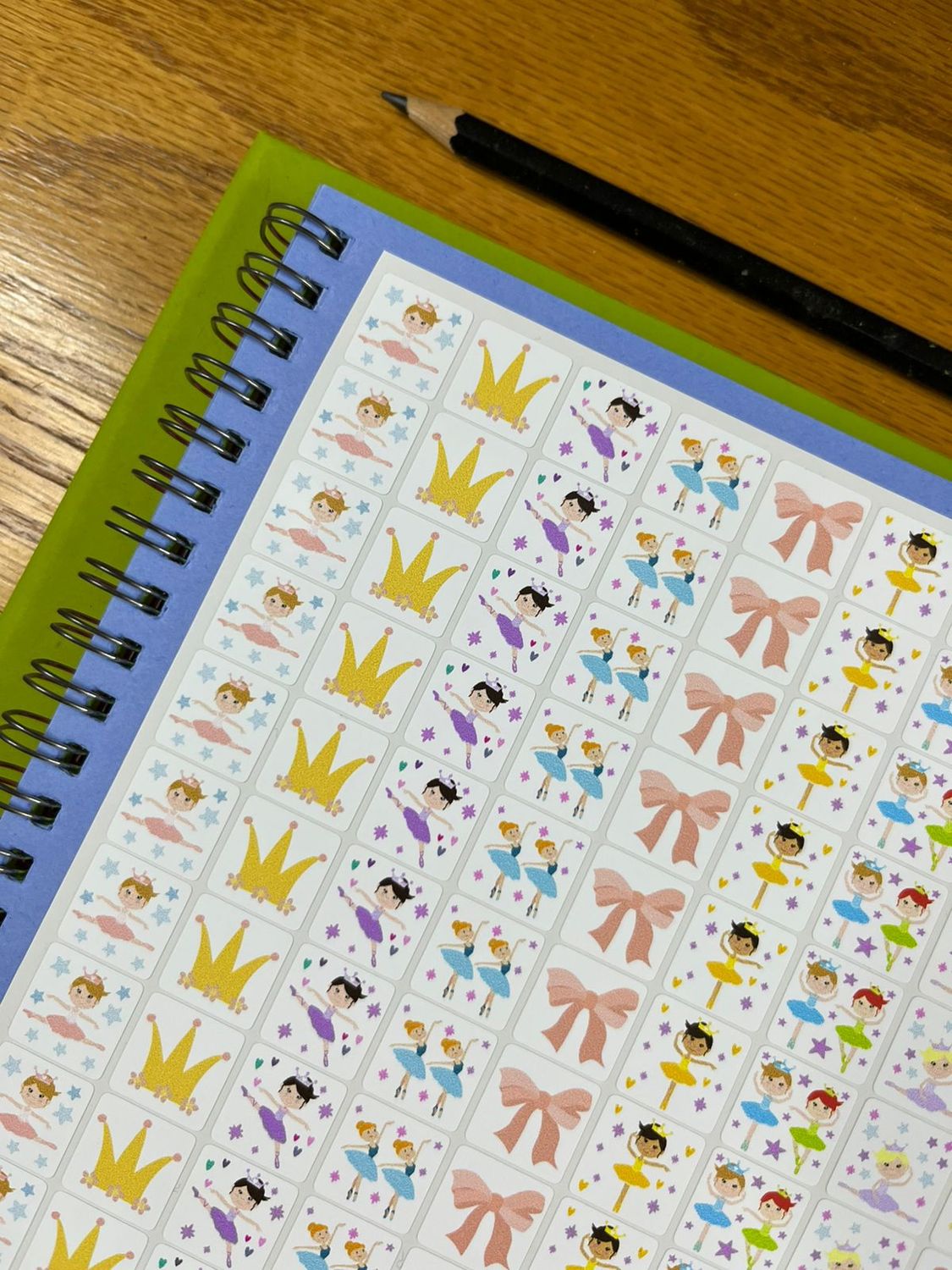 Ballerina Theme 5 - NO WORDS Stickers