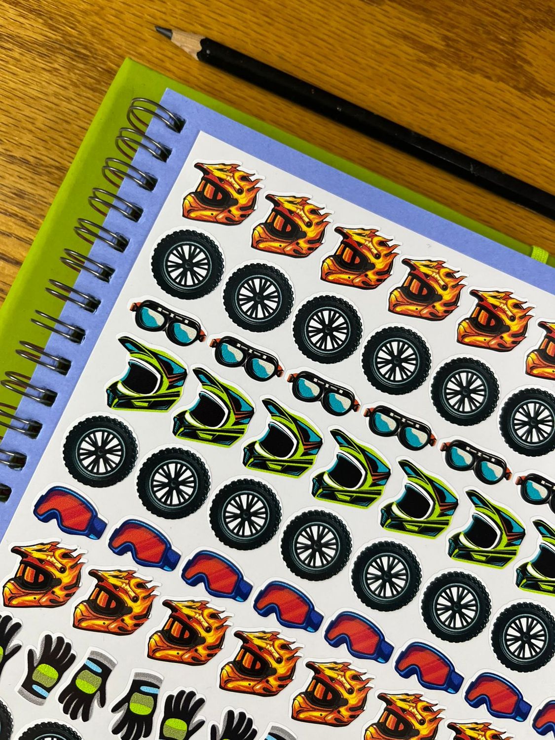 Dirt Bike Cross bike Motorcycle  Theme 1 - NO WORDS Stickers