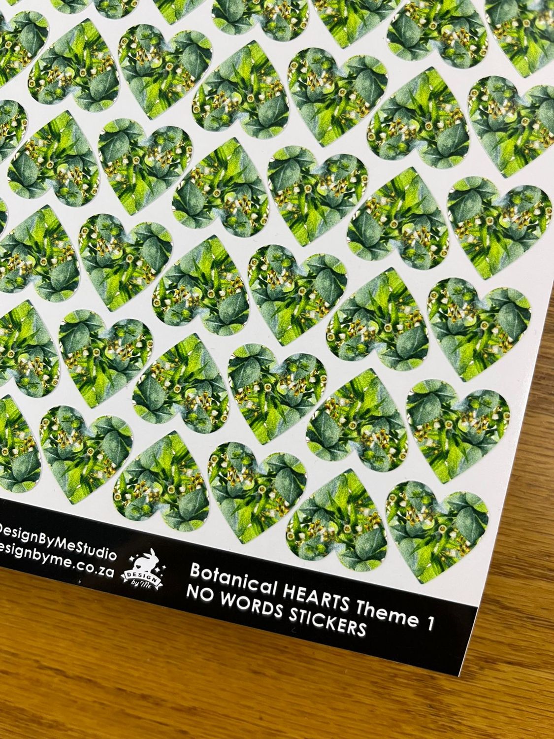 Botanical Heart Theme 1 - NO WORDS Stickers