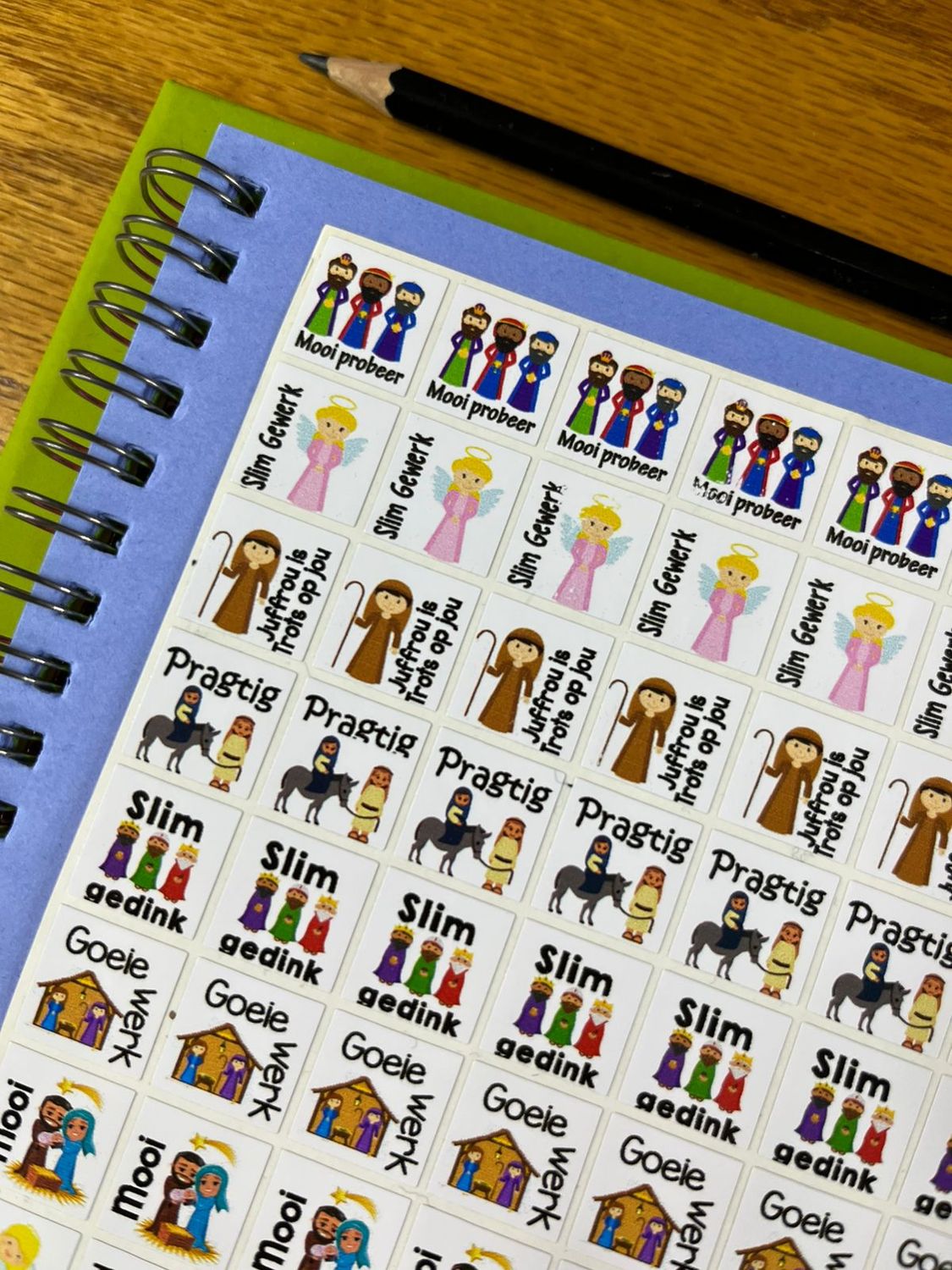Christmas Themed Reward stickers sample sale 2