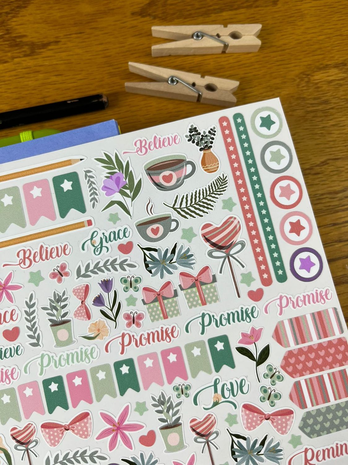 Bible Journal Stickers Theme 1 Bible Study Stickers in English