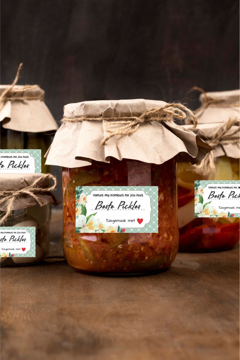 Food Label Pantry Stickers theme 4