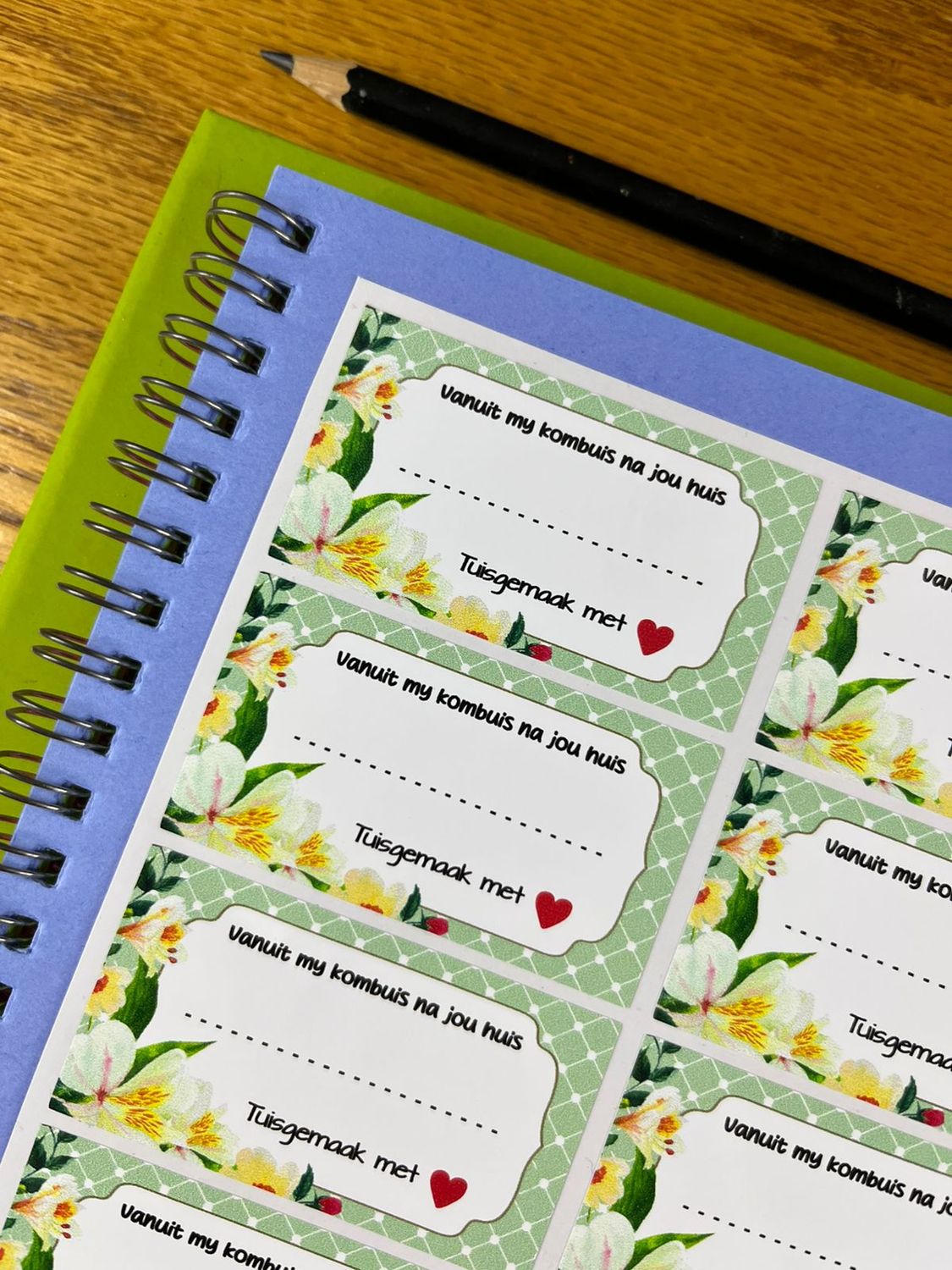 Food Label Pantry Stickers theme 4